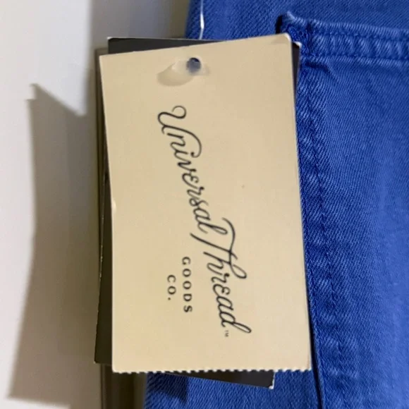 Wide-Leg Blue Pants - Picture 4 of 8